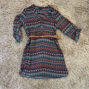 Rue 21 Colorful Patterned Dress